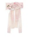 Amaya Floral-appliqué Belt In Pink