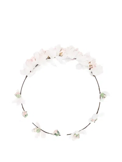 Amaya Kids' Floral Hair Band In White