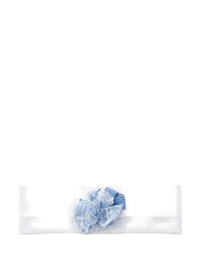 Amaya Babies' Flower-detail Headband In White