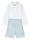 Amaya Two-piece Linen-blend Suit In 白色