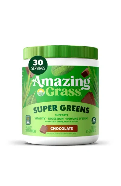 Amazing Grass Super Greens Powder, Chocolate, 30 Servings