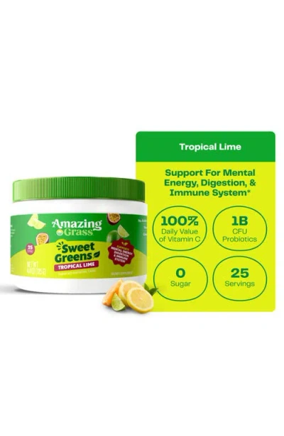 Amazing Grass Sweet Greens Superfood Powder, Tropical Lime, 25 Servings