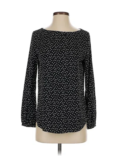 Pre-owned Amazon Essentials 3/4 Sleeve Blouse In Black
