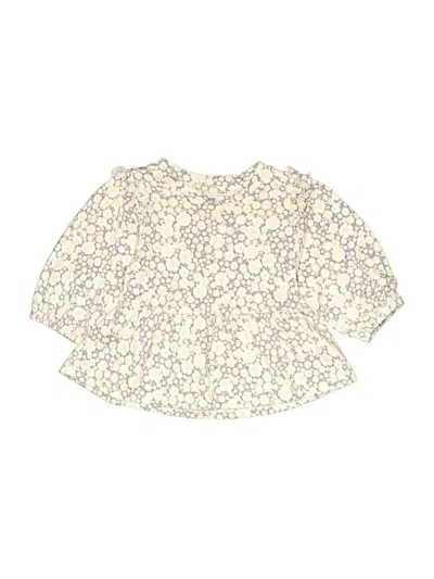 Pre-owned Amazon Essentials Kids' 3/4 Sleeve Blouse In Ivory