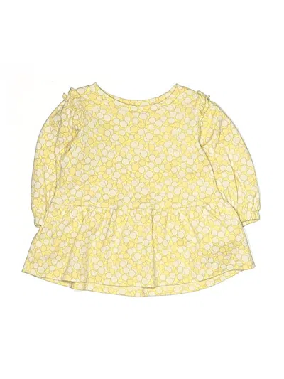 Pre-owned Amazon Essentials Kids' 3/4 Sleeve Blouse In Yellow