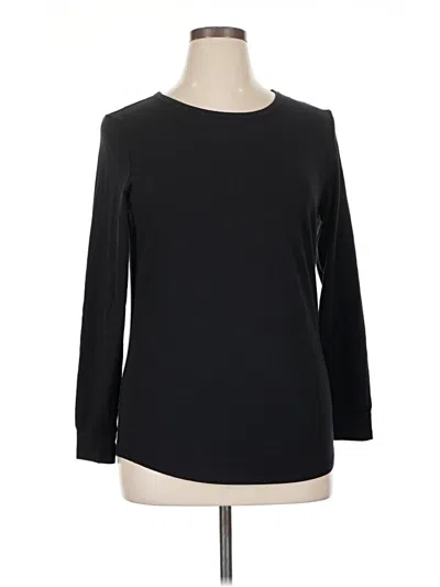 Pre-owned Amazon Essentials 3/4 Sleeve T-shirt In Black