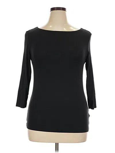 Pre-owned Amazon Essentials 3/4 Sleeve T-shirt In Black