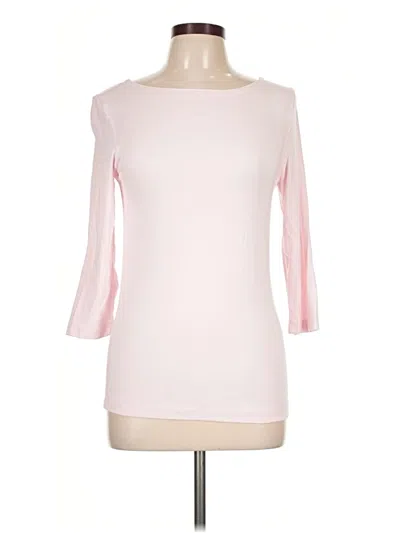 Pre-owned Amazon Essentials 3/4 Sleeve T-shirt In Pink