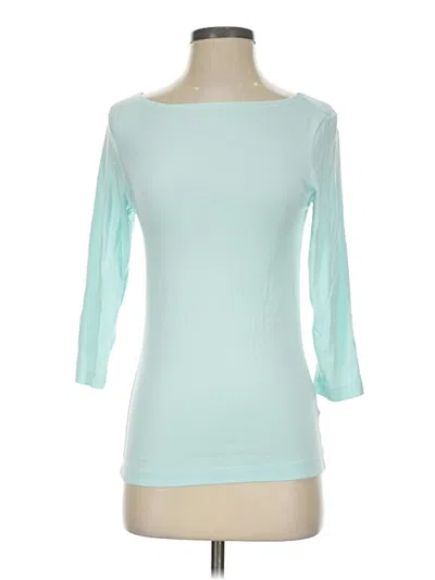 Pre-owned Amazon Essentials 3/4 Sleeve T-shirt In Teal