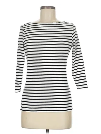 Pre-owned Amazon Essentials 3/4 Sleeve T-shirt In White