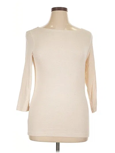 Pre-owned Amazon Essentials 3/4 Sleeve T-shirt In White