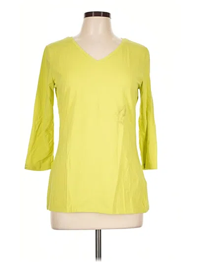 Pre-owned Amazon Essentials 3/4 Sleeve T-shirt In Yellow
