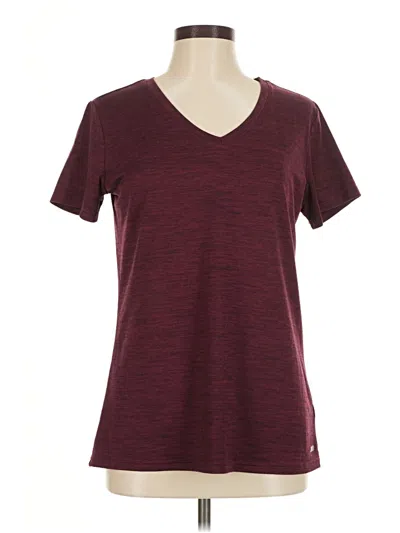 Pre-owned Amazon Essentials Active T-shirt In Burgundy