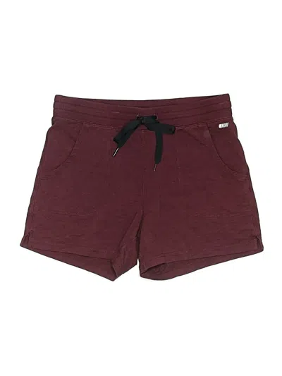 Pre-owned Amazon Essentials Athletic Shorts In Burgundy
