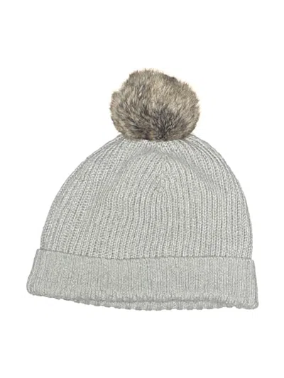 Pre-owned Amazon Essentials Beanie Hat In Gray