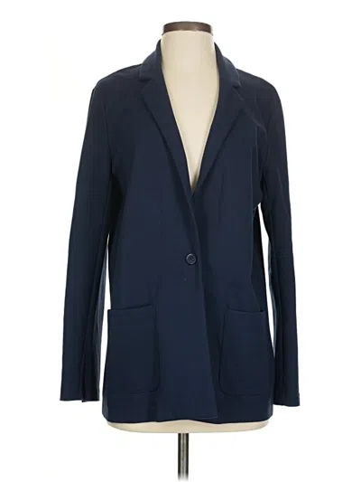 Pre-owned Amazon Essentials Blazer Jacket In Blue