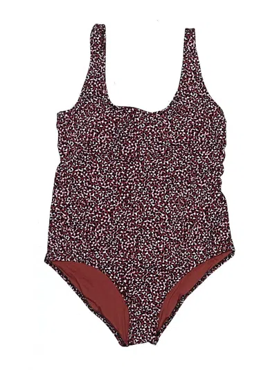 Amazon Essentials Bodysuit In Burgundy