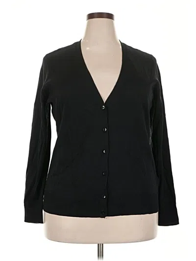 Pre-owned Amazon Essentials Cardigan Sweater In Black