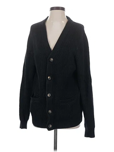 Pre-owned Amazon Essentials Cardigan Sweater In Black
