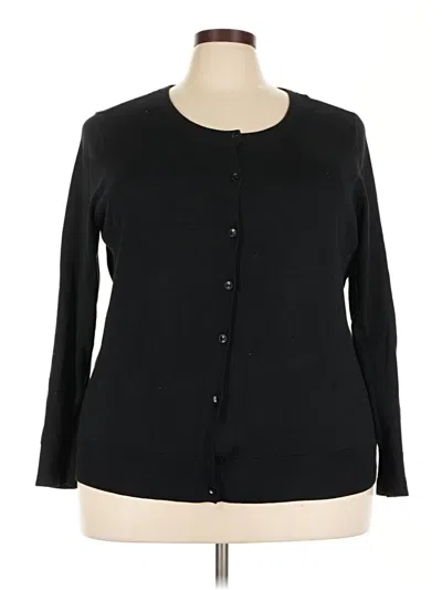 Pre-owned Amazon Essentials Cardigan Sweater In Black