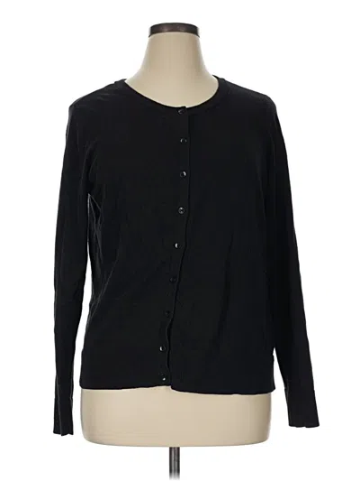 Pre-owned Amazon Essentials Cardigan Sweater In Black