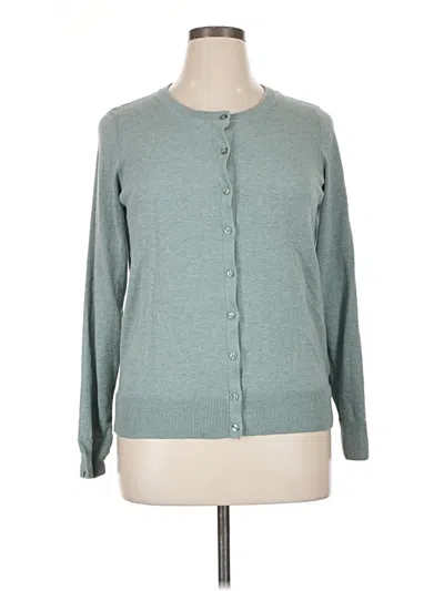 Pre-owned Amazon Essentials Cardigan Sweater In Blue