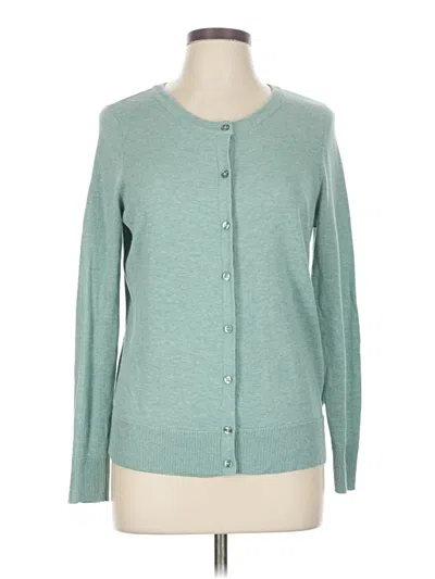 Pre-owned Amazon Essentials Cardigan Sweater In Blue