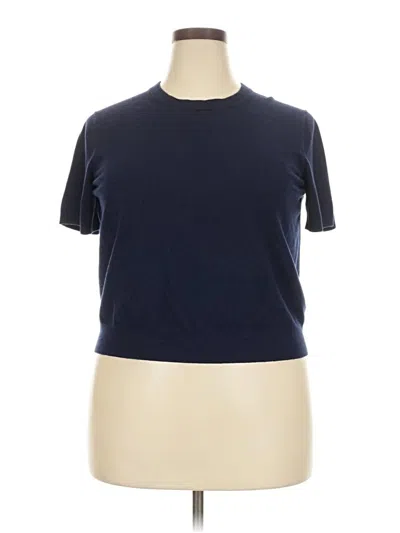 Pre-owned Amazon Essentials Cardigan Sweater In Blue