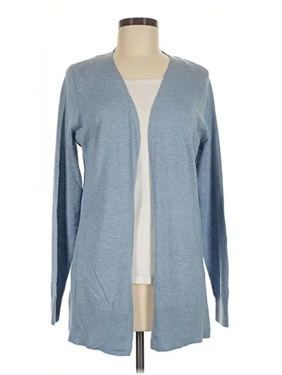 Pre-owned Amazon Essentials Cardigan Sweater In Blue