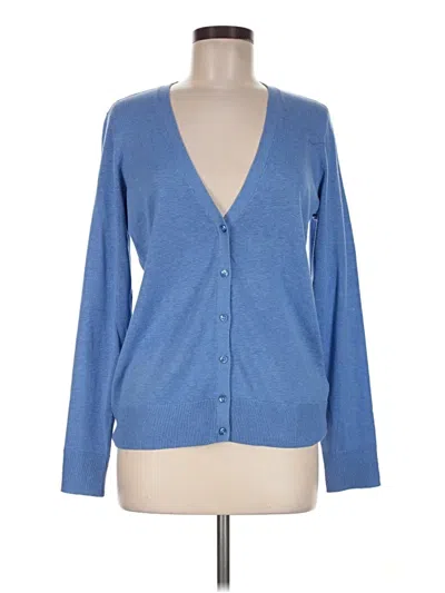 Pre-owned Amazon Essentials Cardigan Sweater In Blue