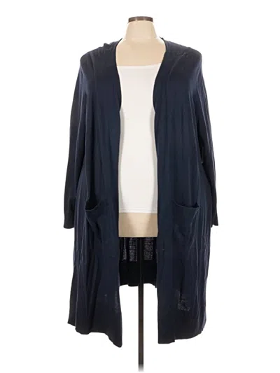 Pre-owned Amazon Essentials Cardigan Sweater In Blue