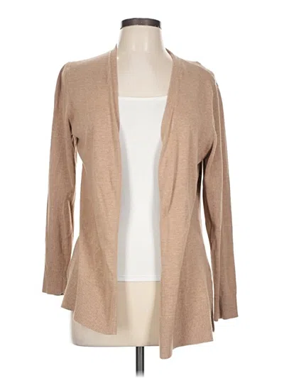 Pre-owned Amazon Essentials Cardigan Sweater In Brown