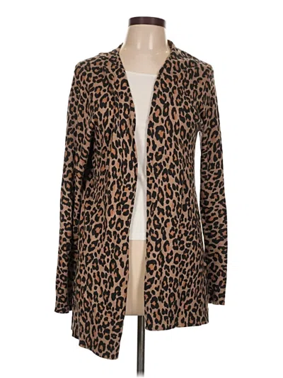 Pre-owned Amazon Essentials Cardigan Sweater In Brown