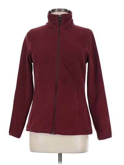 Pre-owned Amazon Essentials Cardigan Sweater In Burgundy