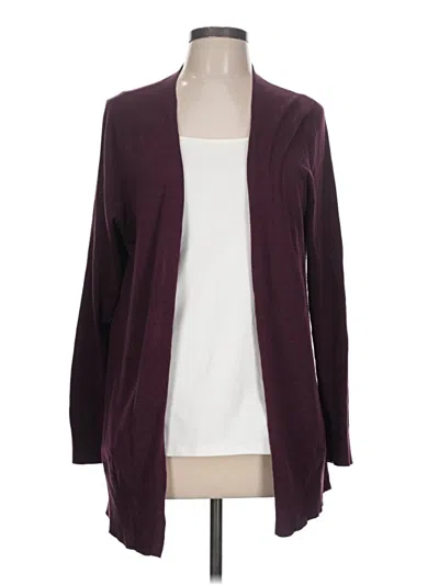 Pre-owned Amazon Essentials Cardigan Sweater In Burgundy