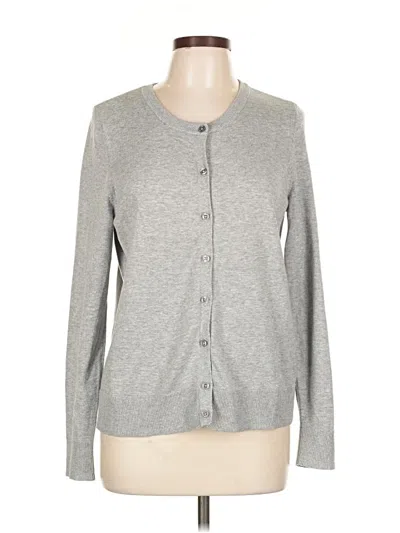Pre-owned Amazon Essentials Cardigan Sweater In Gray