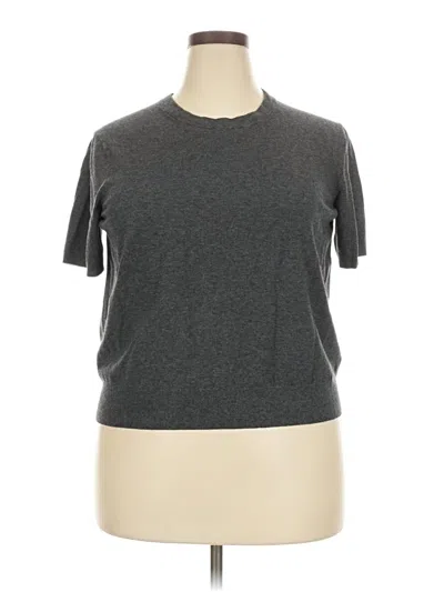 Pre-owned Amazon Essentials Cardigan Sweater In Gray