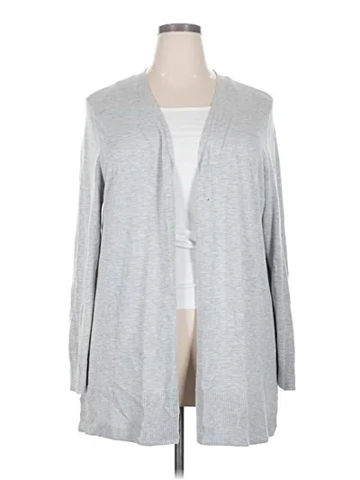 Pre-owned Amazon Essentials Cardigan Sweater In Gray