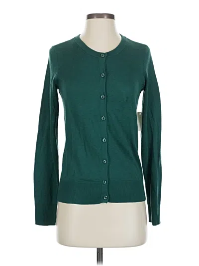 Pre-owned Amazon Essentials Cardigan Sweater In Green