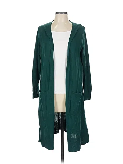 Pre-owned Amazon Essentials Cardigan Sweater In Green
