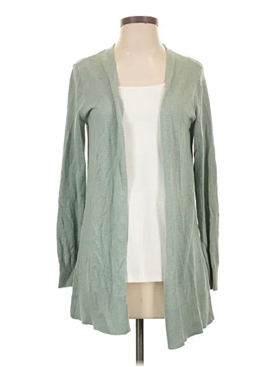 Pre-owned Amazon Essentials Cardigan Sweater In Green