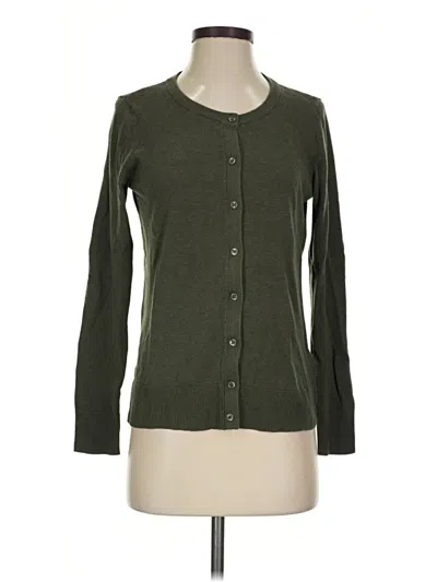 Pre-owned Amazon Essentials Cardigan Sweater In Green