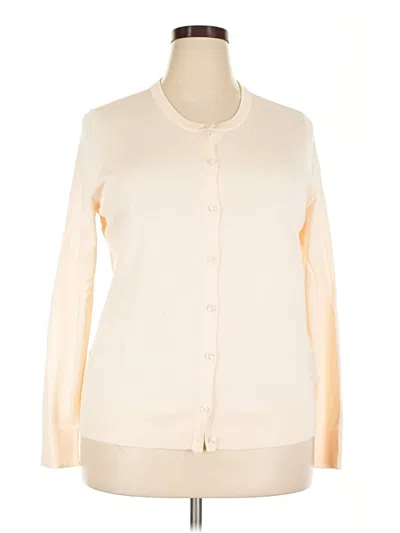Pre-owned Amazon Essentials Cardigan Sweater In Ivory