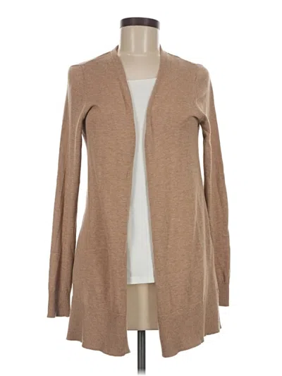 Pre-owned Amazon Essentials Cardigan Sweater In Tan