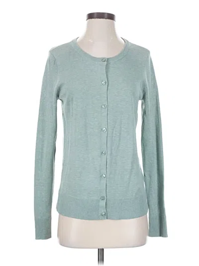 Pre-owned Amazon Essentials Cardigan Sweater In Teal