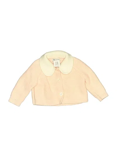 Pre-owned Amazon Essentials Babies' Cardigan Sweater In Yellow