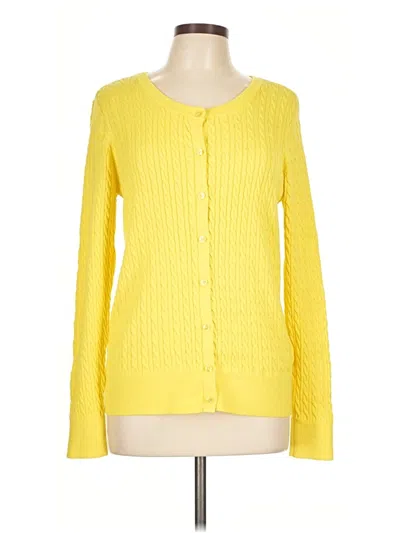 Pre-owned Amazon Essentials Cardigan Sweater In Yellow