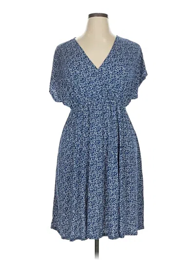 Pre-owned Amazon Essentials Casual Dress In Blue