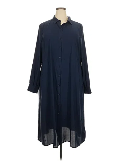 Pre-owned Amazon Essentials Casual Dress In Blue