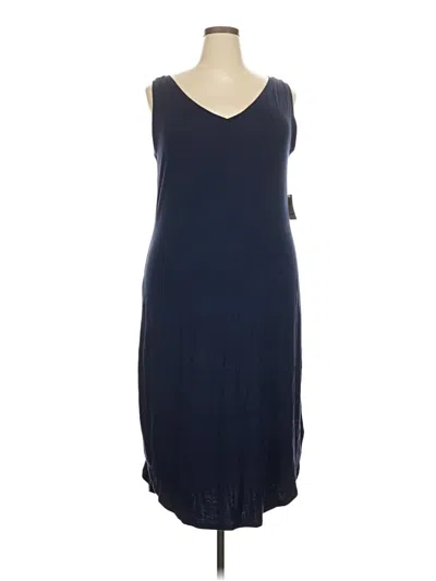 Pre-owned Amazon Essentials Casual Dress In Blue